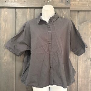 Cos boxed relaxed  black Short Sleeve Shirt 8